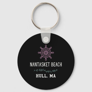 Nantasket Beach Trendig Hull Machusetts Semester R Nyckelring