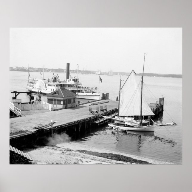 Nantasket i Manhasset, 1904 Poster (Framsidan)