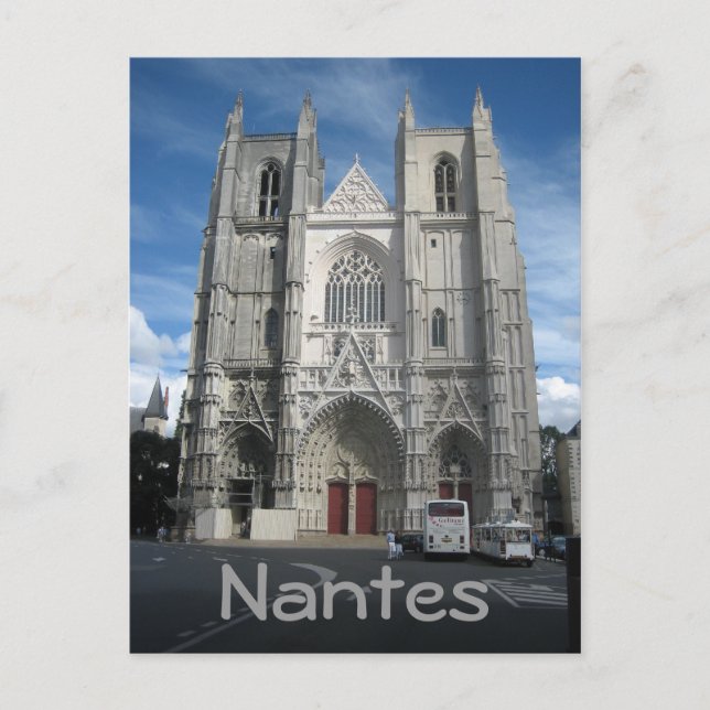 Nantes cathedral vykort (Framsida)