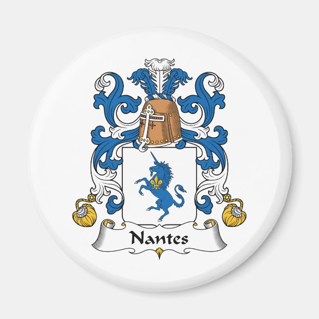 Nantes Family Crest Magnet (Framsidan)