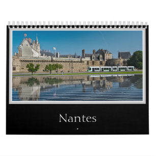 Nantes, Frankrike, Bretagne, Europe Calendar Kalender