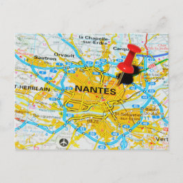 Nantes, Frankrike Vykort