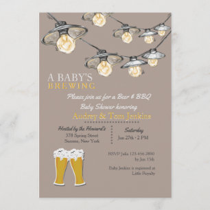 Nånting är inbjudan till Brewing Baby Shower 2