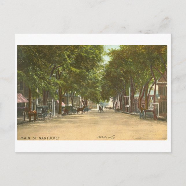 NANTUCKET - 1907 POSTCARD VYKORT (Framsida)