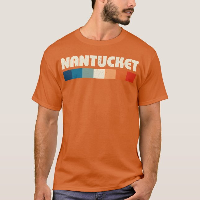 Nantucket 80-tals stil vän t shirt (Framsida)