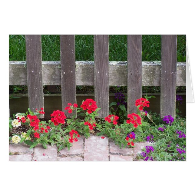 Nantucket Blommigt Collection OBS Kort (Framsidan Horizontal)