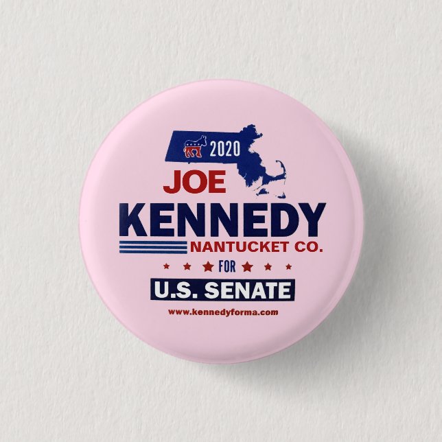 Nantucket County för Joe Kennedy 2020 Knapp (Framsida)