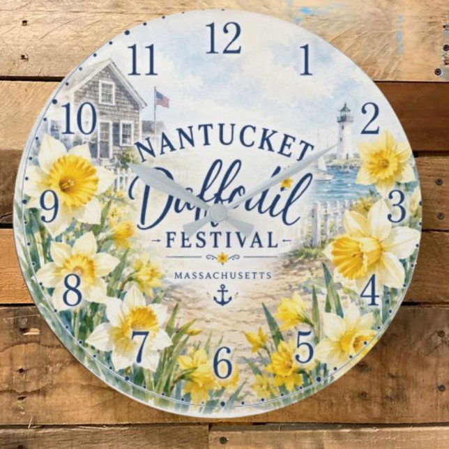 Nantucket Daffodil Festival Massachusetts Stor Klocka (Skapare uppladdad)