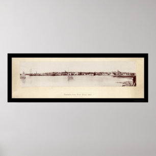 Nantucket från det Brant fotoet 1895 Poster