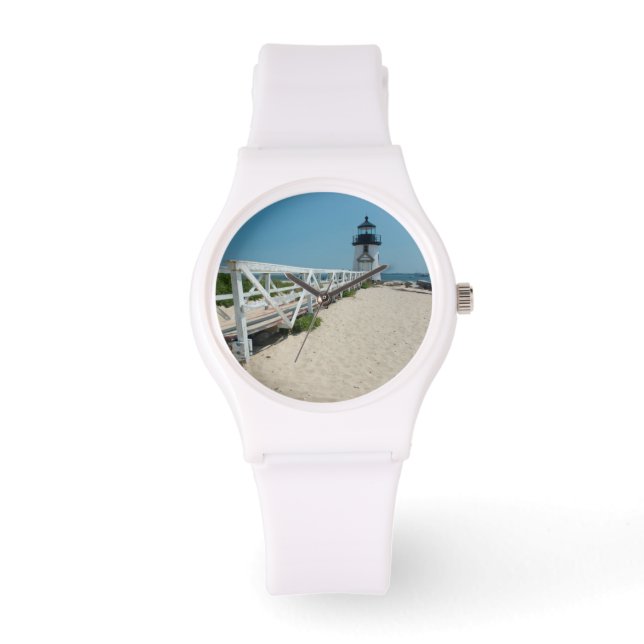 Nantucket. Gamla träfyr Armbandsur (Framsida)