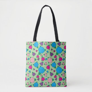 Nantucket Hydrangea Tote Bag Tygkasse