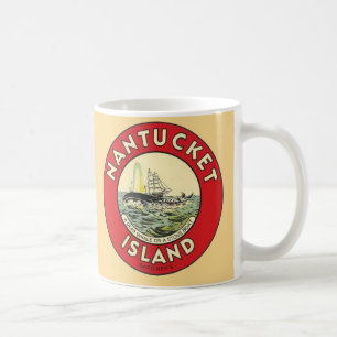 Nantucket Island Circle-dekal Kaffemugg