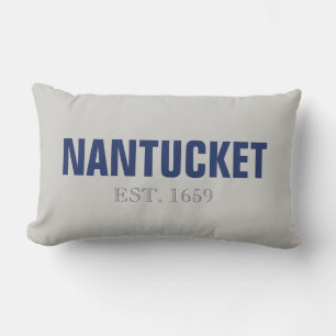 Nantucket Island Etablerad 1659 Dekorativ kudde