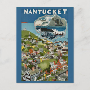 Nantucket Island Landskaps vykort