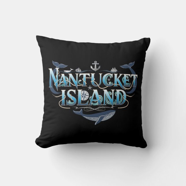 Nantucket Island Massachusetts Kudde (Framsida)