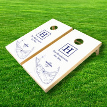 Nantucket Island MORSA Vintage Karta marinblått