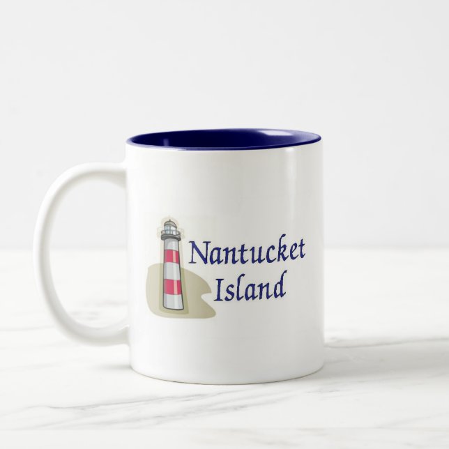 Nantucket Island Två-Tonad Mugg (Vänster)
