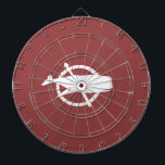 Nantucket Island Whale Flagga Dart Board Darttavla<br><div class="desc">Rund flagga av Nantucketbrädan. Gör en underbar gåva!</div>