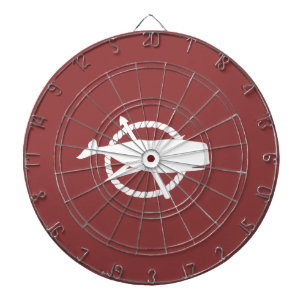Nantucket Island Whale Flagga Dart Board Darttavla