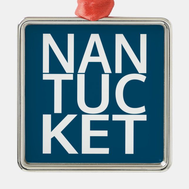 Nantucket Julgransprydnad Metall (Framsidan)