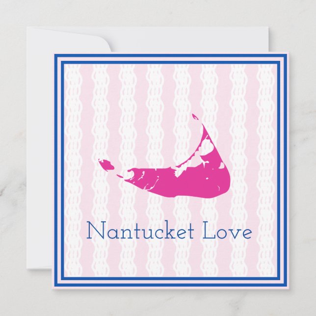 Nantucket Kärlek Sailor's Bracelet Flat Hälsning b Kort (Framsida)