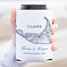 Nantucket Karta Navy Blue Wedor Drink Holder