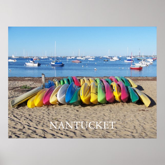 Nantucket Kayaks Poster (Framsidan)