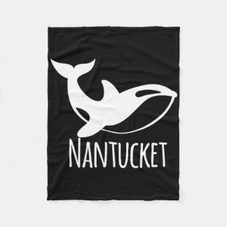 Nantucket kustnära strand segelbåt fiske Cu Fleecefilt