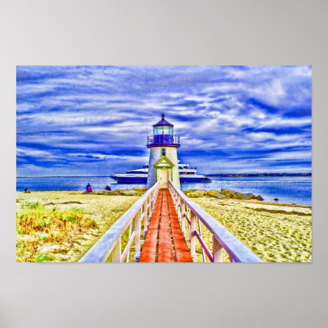 Nantucket Lighthouse Poster (Framsidan)