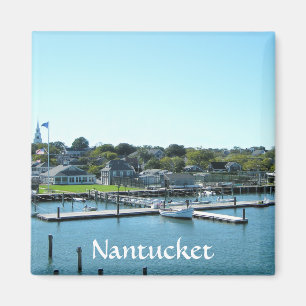 Nantucket Marina Cape Cod MORSA Fridge Magnet