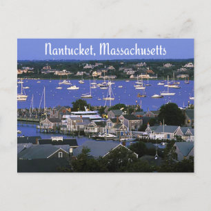 Nantucket Massachusetts Cape Cod Postcard Vykort