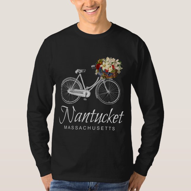 Nantucket Massachusetts T Shirt (Framsida)