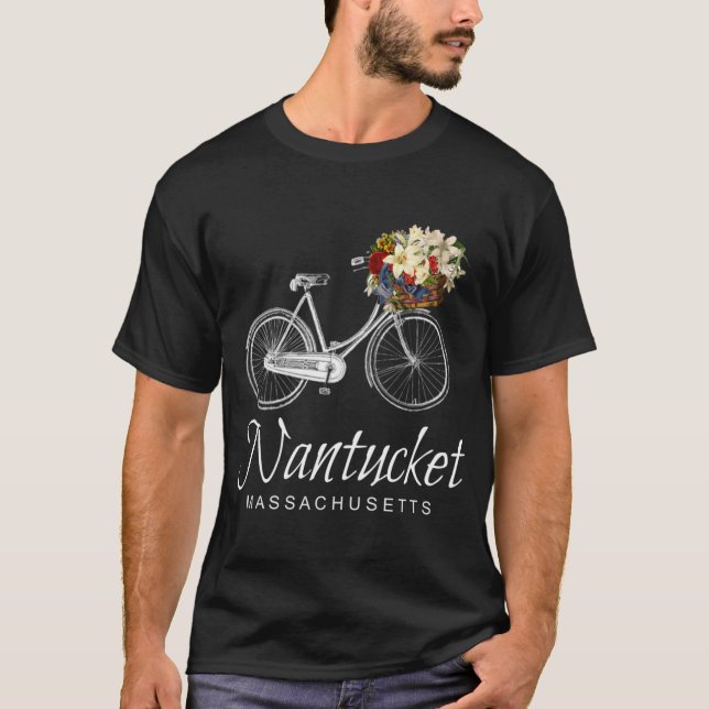 Nantucket Massachusetts T Shirt (Framsida)