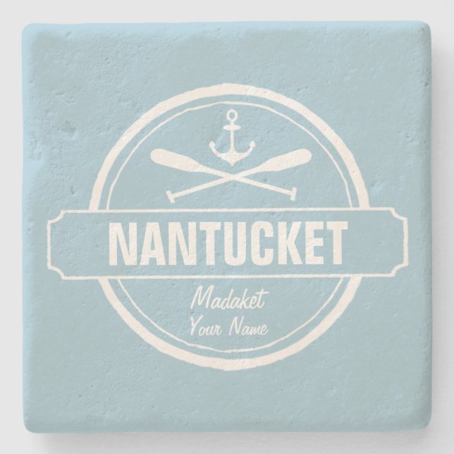 Nantucket, MORSA personlig namn, nautiska ankaret Stenunderlägg (Framsidan)