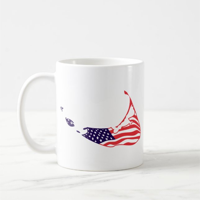 Nantucket MORSOR - kartadesign Kaffemugg (Vänster)