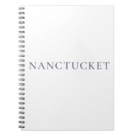 Nantucket Notebook | Preppy Coastal Journal Anteckningsbok