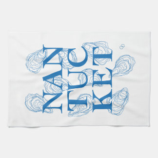 Nantucket Oyster Tea Towel Kökshandduk