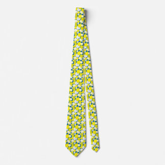 Nantucket Scallop Snäcka tie - blue & gult Slips