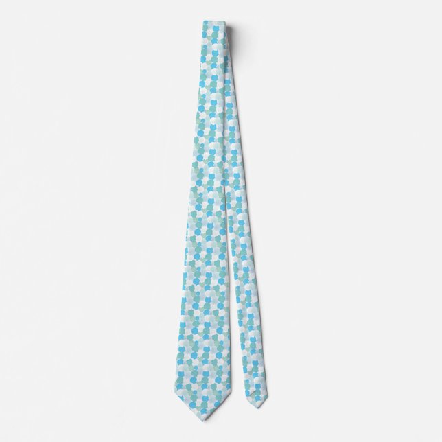 Nantucket Scallop Snäcka tie - strandglas färg Slips (Framsida)