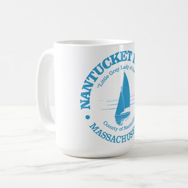 Nantucket (segelbåt) kaffemugg (Framsida vänster)