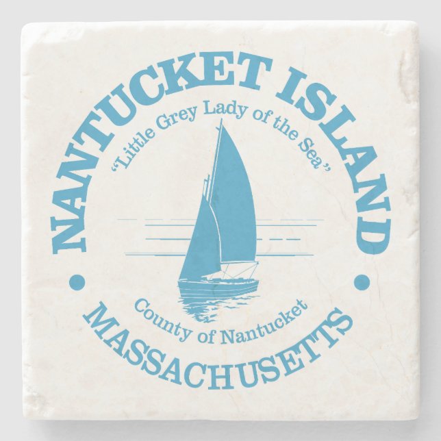 Nantucket (segelbåt) stenunderlägg (Framsidan)