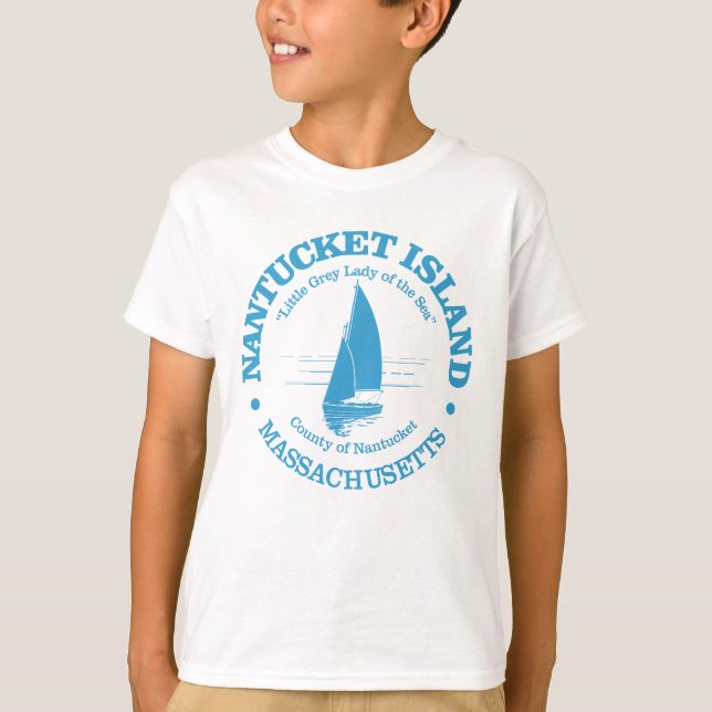Nantucket (segelbåt) t shirt (Framsida)
