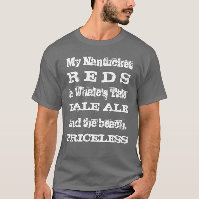 Nantucket som är obetalbar tee (Framsida)