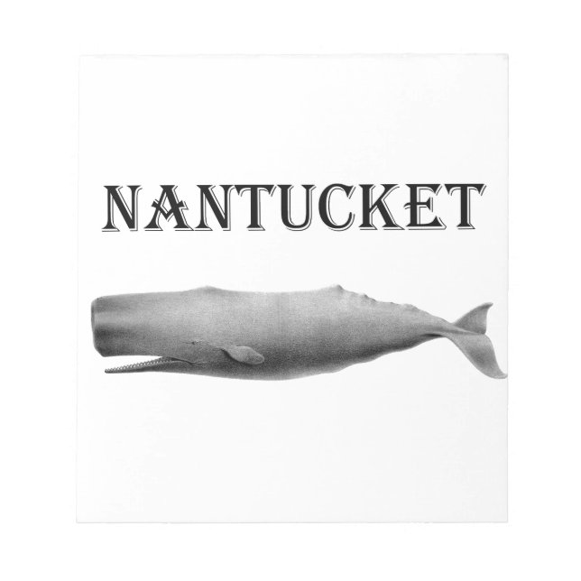 Nantucket Sperm Whale Anteckningsblock (Framsida)