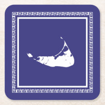 Nantucket Underlägg med grekisk Nyckel-surround