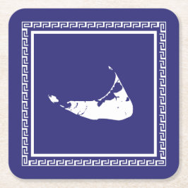 Nantucket Underlägg med grekisk Nyckel-surround