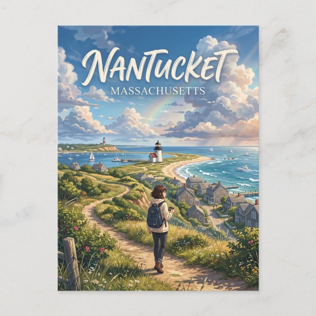 Nantucket USA Vykort (Framsida)