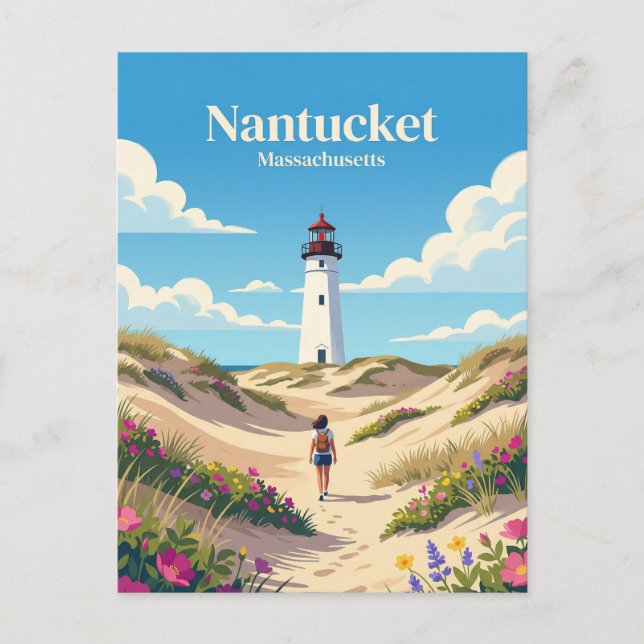 Nantucket USA Vykort (Framsida)