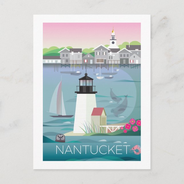 Nantucket-vykort Vykort (Framsida)