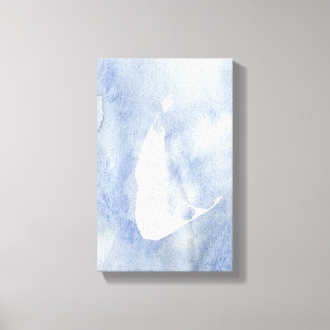 Nantucket Watercolor Canvas (Framsida)